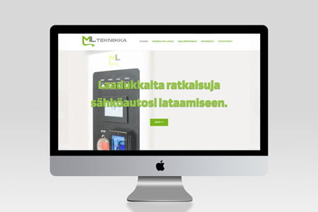 ML-Tekniikka Oy luotti jälleen Mainoshuone Forceen valitessaan uusille WordPress-kotisivuilleen osaavan toteuttajan."