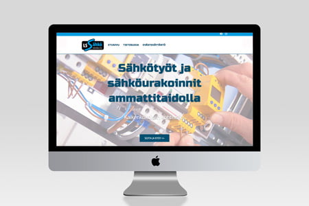 Isokyröläinen LS-Sähkötekniikka Oy luottaa Mainoshuone Forcen ammattitaitoon WordPress-nettisivujen tekijänä.  "